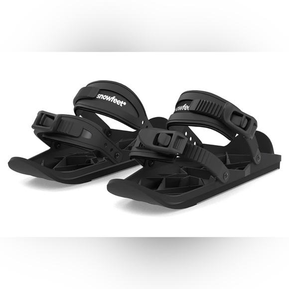 snowfeet Other - Snowfeet Basic - Mini Short Ski Skates for Snow